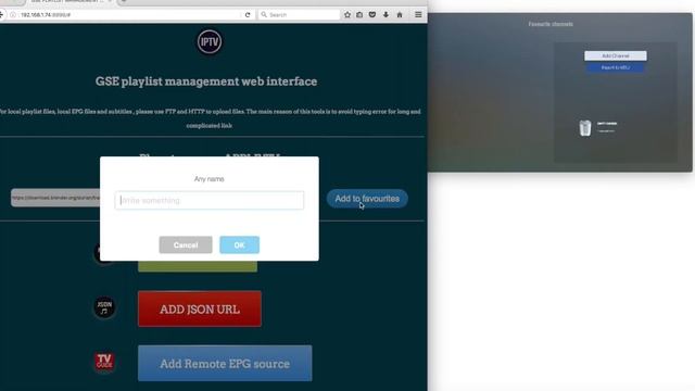 GSE SMART IPTV APPLE TV 4 WEB INTERFACE PLAYLIST MANAGEMENT PREVIEW смотреть онлайн