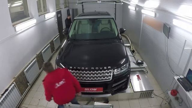 Блок увеличения мощности MS-Chip для Range Rover. Замеры на диностенде. смотреть онлайн