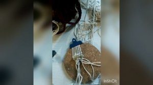 МК Макраме. Плетение пояса от середины из хлопкового шпагата. Часть1. #плетение #макраме #пояс