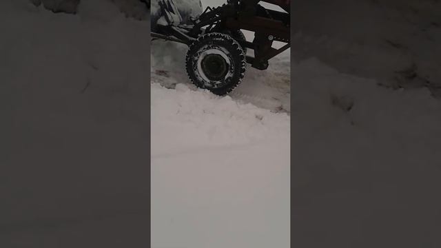 Чистка снега на Т-16 смотреть онлайн