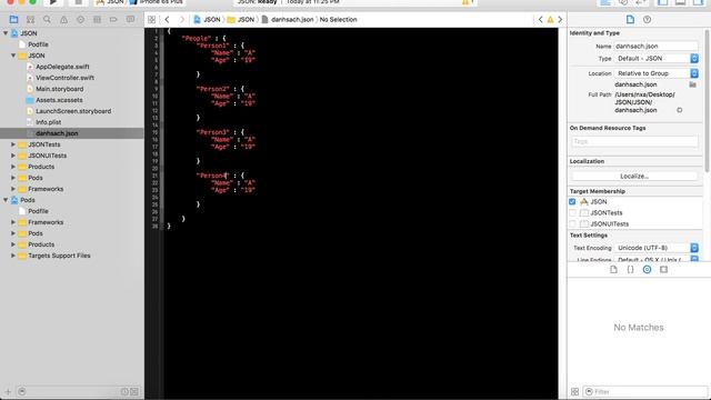 [Swift] Làm việc với JSON смотреть онлайн
