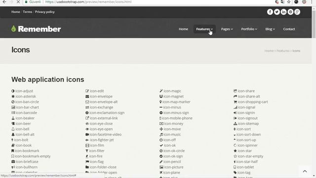 Remember - Free Bootstrap Theme Preview смотреть онлайн