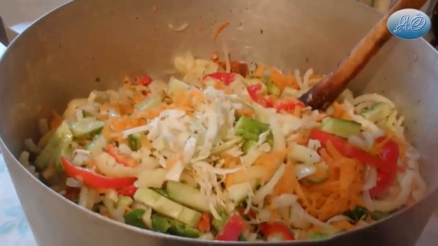 Салат Дунайский. Заготовка на зиму. смотреть онлайн