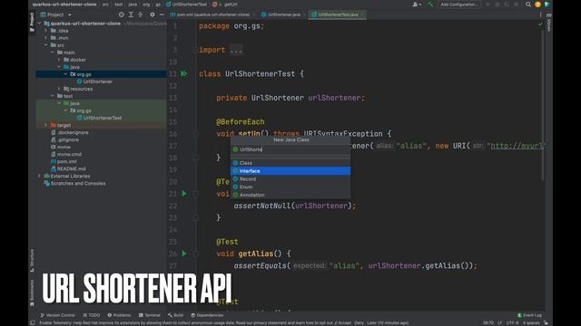 Part #1 - Let's Build a UrlShortener -TinyURL Clone with Quarkus 2 | Tutorial | Java | CloudNative смотреть онлайн
