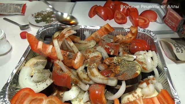 Запеченные Баклажаны с овощами и сыром вкусный полезный ужин смотреть онлайн