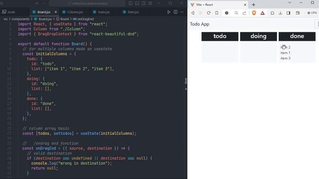 React Drag and Drop in simple way MERN app #coding #webdevelopment #javascript #html5 #vscode #css3 смотреть онлайн