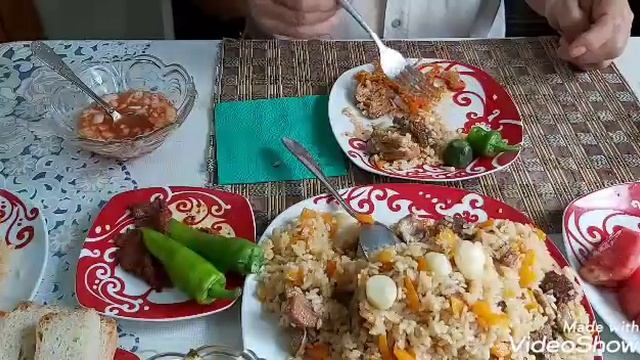 НАШ ОБЕД,МУЖУ ОЧЕНЬ ПОНРАВИЛСЯ ПЛОВ.ЖДЕМ ВАС,ДРУЗЬЯ! смотреть онлайн