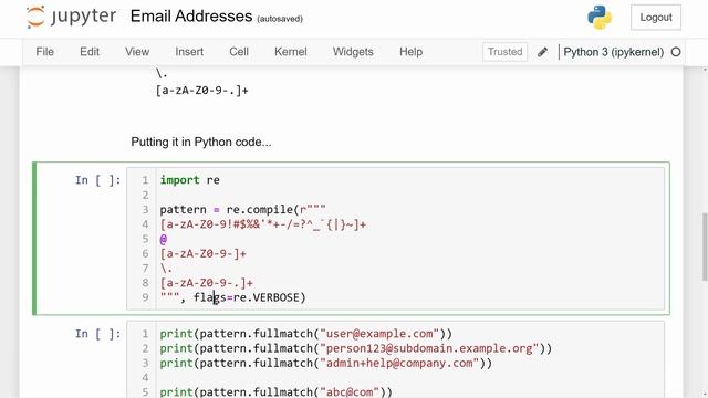 Python Regular Expressions Tutorial: Email Addresses смотреть онлайн