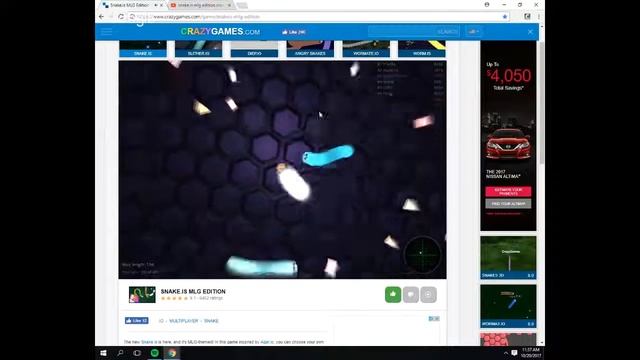 snake.is mlg edition crazygames.com смотреть онлайн