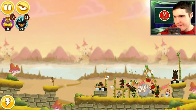 Angry Birds Seasons №6 - эпизод сказок в День Святого Валентина Fairy Hogmother смотреть онлайн