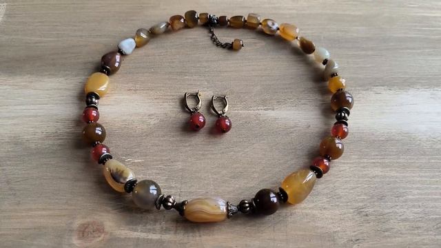 Новые украшения из старых бус для Галины из Красноярска. смотреть онлайн