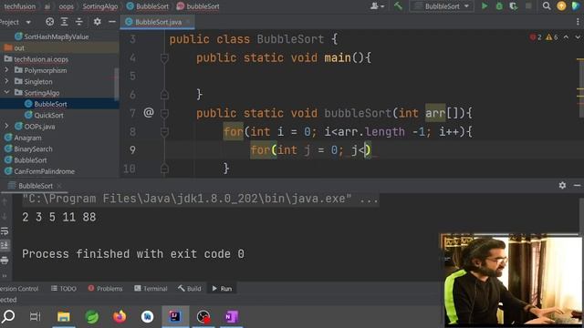 Bubble Sort Algorithm Step by Step Tutorial with Java Code Example | Algorithm #bubblesort смотреть онлайн