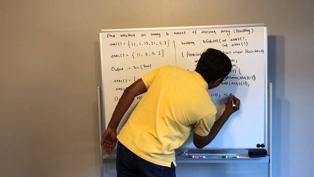 Find whether an array is subset of another array | GeeksforGeeks смотреть онлайн