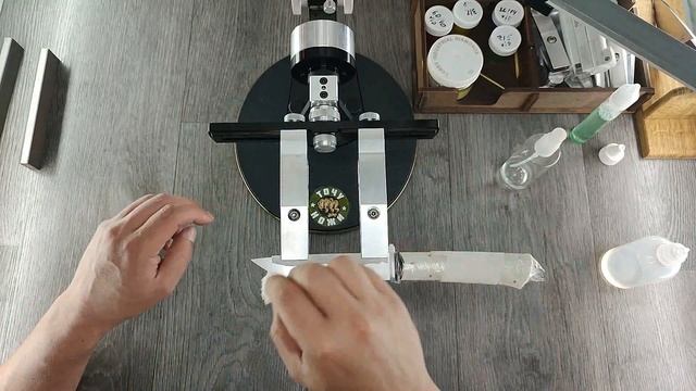 Заточка ножа "Бычак" сталь K110. TSPROF K03 PRO. смотреть онлайн