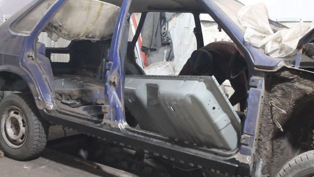 Замена днища в девятке. Оживляю уставшую ВАЗ - 21099. Часть 4.