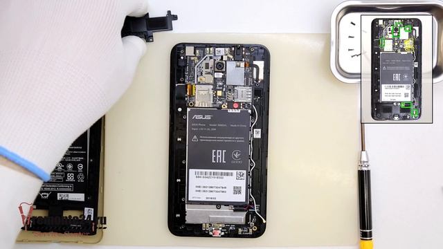 How to disassemble ? Asus ZenFone 2 Laser ZE601KL Take apart Tutorial смотреть онлайн