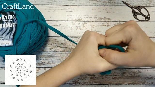 Треугольник из трикотажной пряжи (мастер-класс) смотреть онлайн