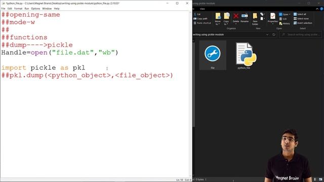 Class 12 NCERT Computer Science Chapter 2 | Pickling Writing onto a Binary File - Practical 2022-23 смотреть онлайн