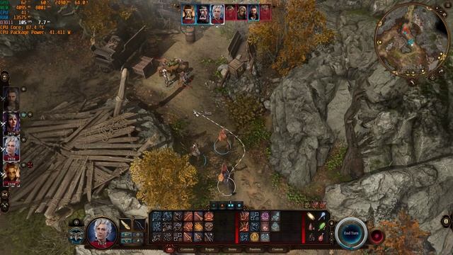 Baldur's Gate 3 Gameplay Test on HP Omen 16 Laptop with Ryzen 7 7840HS, RTX 4060 and 16 GB RAM смотреть онлайн