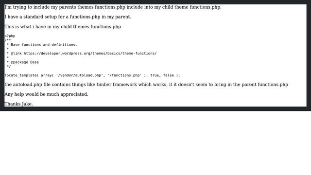 Wordpress: Include Parent functions.php in Child Theme functions.php (2 Solutions!!) смотреть онлайн