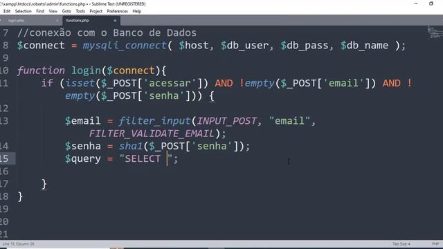 Como Criar um Login e Senha usando PHP e MYSQL! (1) смотреть онлайн