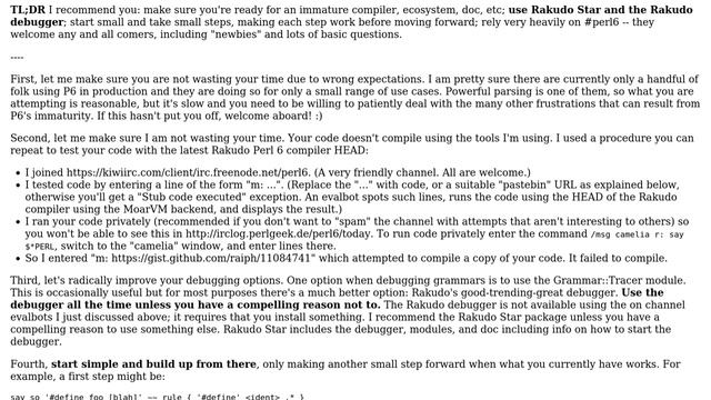 Perl 6: Grammar issues (simple defines) (2 Solutions!!) смотреть онлайн