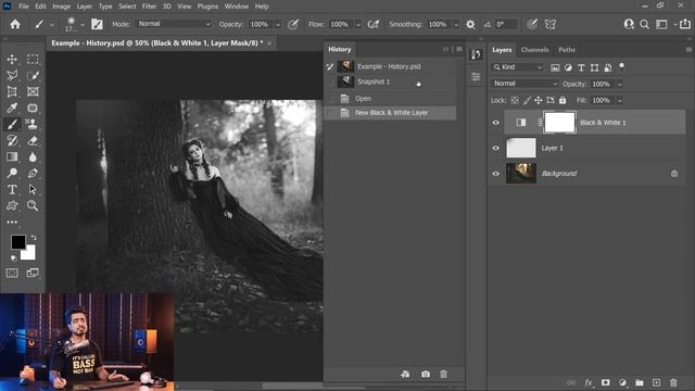Save Your Photoshop Life with 3 “History” Tricks! смотреть онлайн