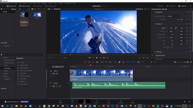 How to Make Screen Pump Bass Effect | Davinci Resolve Tutorial смотреть онлайн