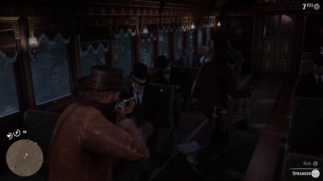Arthur Morgan being the leader of a robbery смотреть онлайн