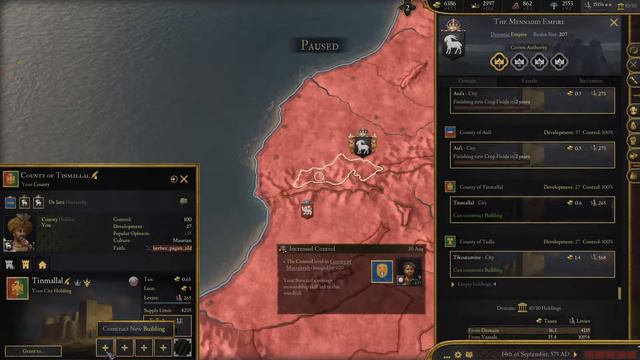 Crusader Kings III z modem The Fallen Eagle: The Dawn of the Dark Ages(Mauri) - [PL] -11 смотреть онлайн