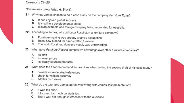 IELTS Listening Practice Test #18