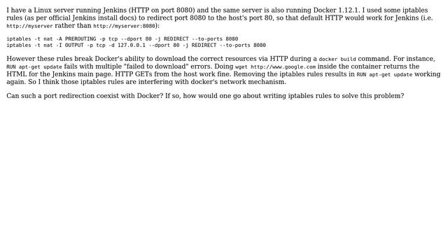 DevOps & SysAdmins: Using iptables port redirection with docker смотреть онлайн