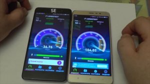 Сравнение скорости интернета. Телефонов xiaomi.