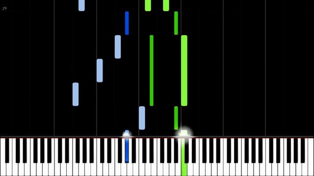 Secret Garden - Song from a Secret Garden (Theory Notes Piano Tutorial) смотреть онлайн