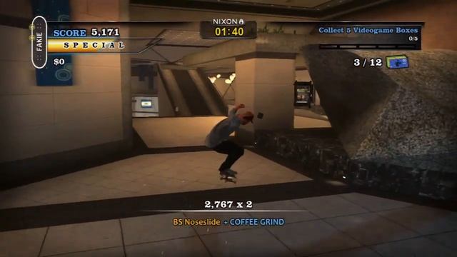 Tony Hawk's Pro Skater HD: Mall - Special Trick Over The Huge 16 Set (How To Guide / Walkthrough) смотреть онлайн