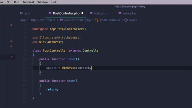 Building a Blog with Laravel & Wink [TUTORIAL] смотреть онлайн