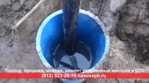 Обустройство скважины с САМОИЗЛИВОМ, отвод через скважинный адаптер,  GRUNDFOS MQ 3 45