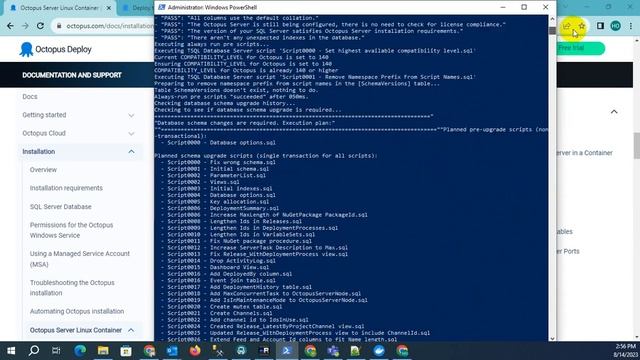 OctopusDeploy - Starting the server with SQL Server in Docker Container смотреть онлайн