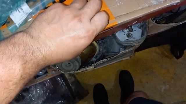 Начало сборки трансмиссии Fendt Favorit 824