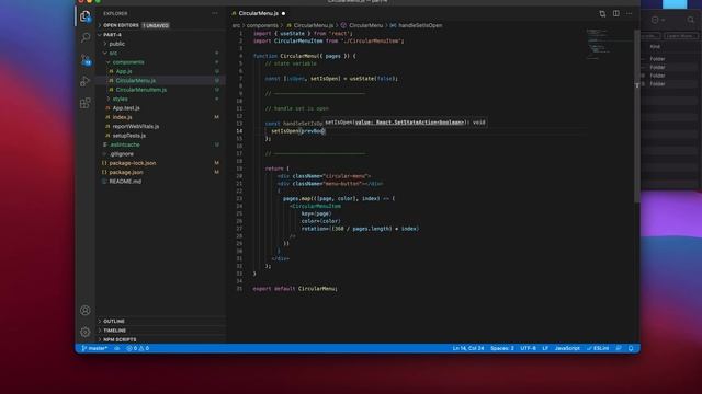 React JS Animated Menu in 8 Steps: Advanced React Menu Component Tutorial (Part 5) смотреть онлайн