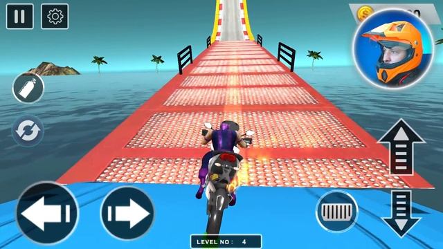 Superhero Bike Stunt GT Racing Mega Ramp Gameplay Android смотреть онлайн