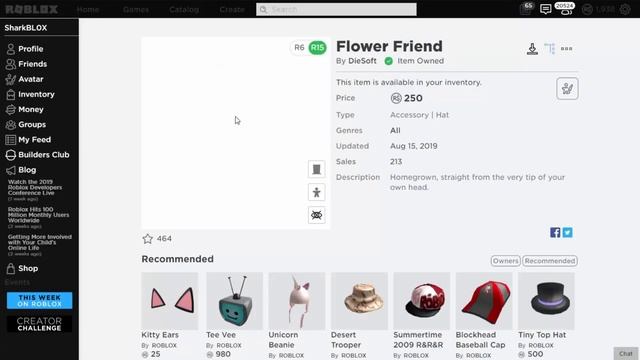 Buying hats from the user generated catalog! (ROBLOX UGC) смотреть онлайн