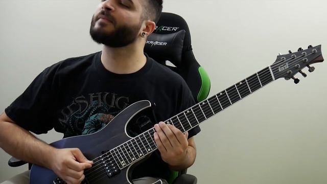 4 Heavy Drop G Guitar Riffs On A 7 String Guitar смотреть онлайн
