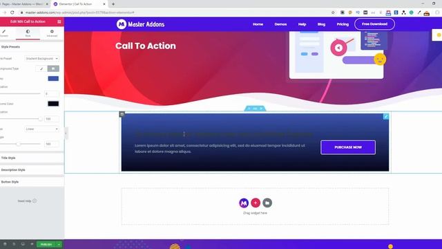 Call To Action For Elementor Page Builder смотреть онлайн