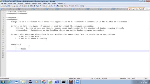 OFS Core Java Session-039 смотреть онлайн