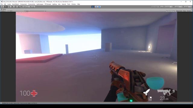 UNITY FPS SAMPLE Quick start guide смотреть онлайн