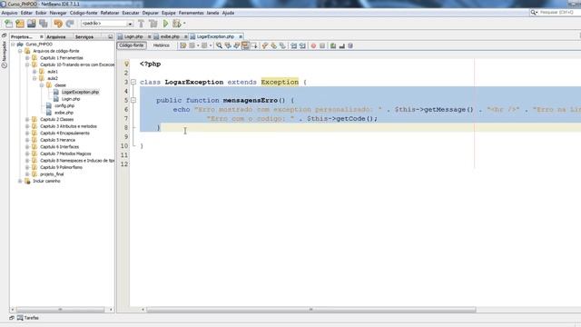 PHP exceptions смотреть онлайн