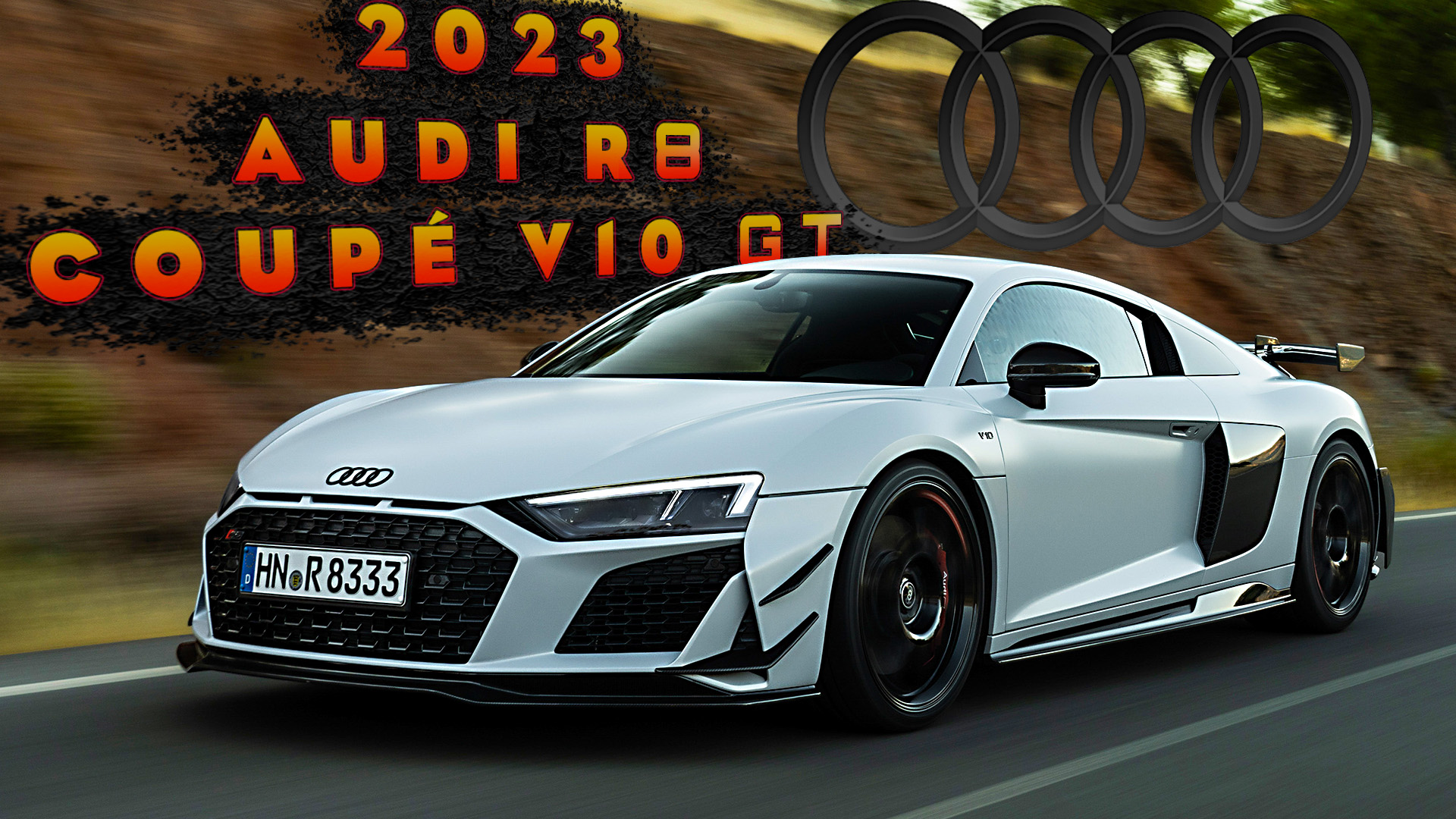 2023 Audi R8 Coupé V10 GT RWD - Экстерьер, Интерьер, Звук и Сцены вождения! смотреть онлайн