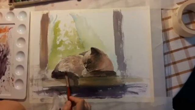 КОТ Акварель Серафима Калинина смотреть онлайн