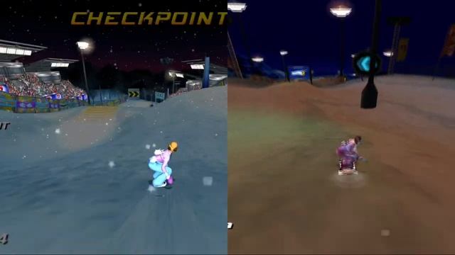 SSX (2000) VS SSX Tricky - Snowdream Comparison смотреть онлайн